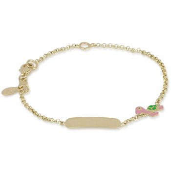 Bracciale con targa 14cm