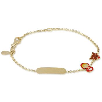 Bracciale con targa 14cm