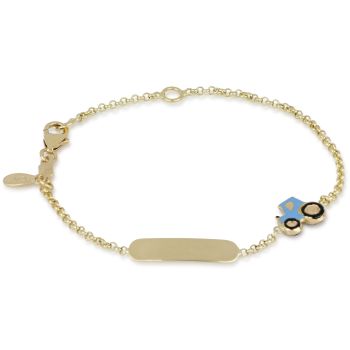 Bracciale con targa 14cm