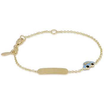 Bracciale con targa 14cm
