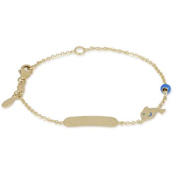 Bracciale con targa 14cm