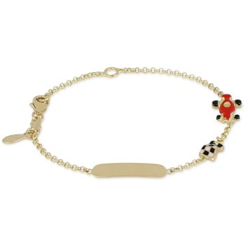 Bracciale con targa 14cm