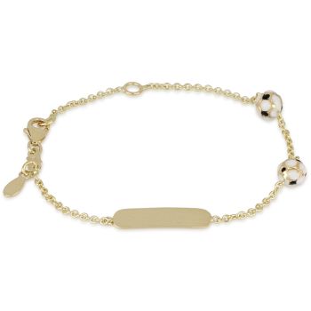 Bracciale con targa 14cm