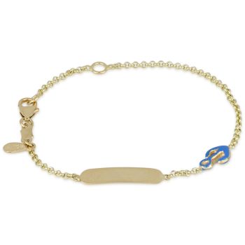Bracciale con targa 14cm