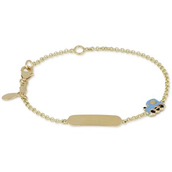 Bracciale con targa 14cm