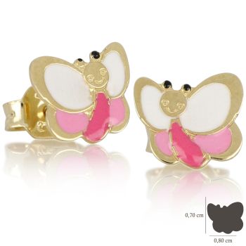 Orecchini con farfalla