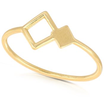Anello rombo traforato