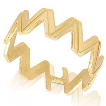 Anello doppio chevron