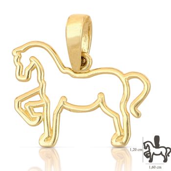 Horse shaped pendant