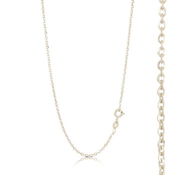 Catena rolo' diamantata ovale, Spess.4