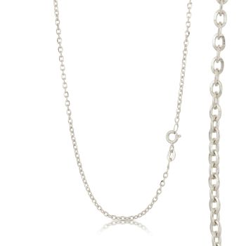 Catena rolo' diamantata ovale, Spess.5