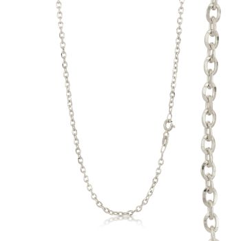 Catena rolo' diamantata ovale, Spess.6