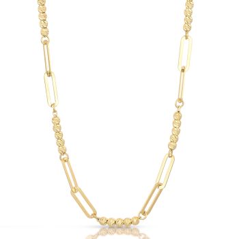 Alternating chain necklace