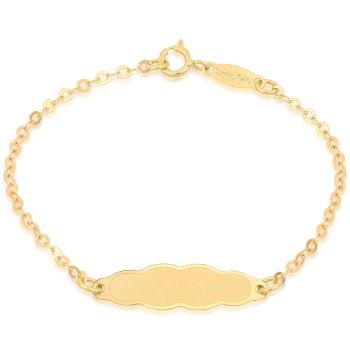 Bracciale con targa 14cm