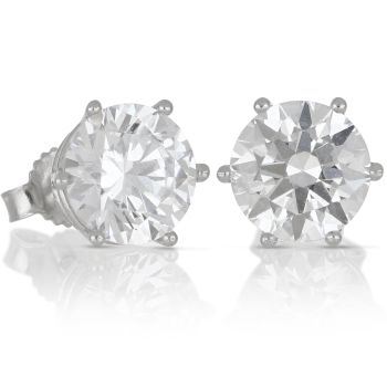 6prong Solitaire earrings