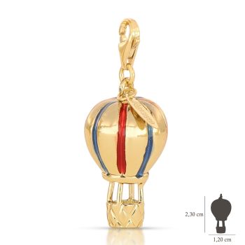 Hot-air baloon stackable charm