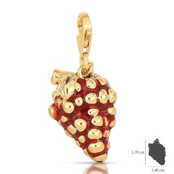 Grapes stackable charm