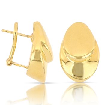 Graduatin oval earrings