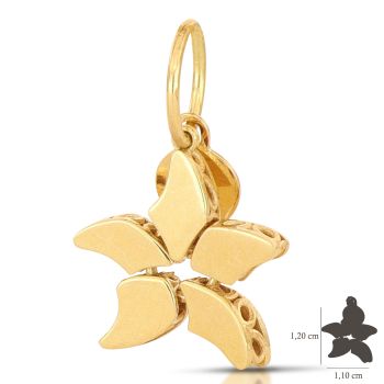 Starfish shaped loosed pendant
