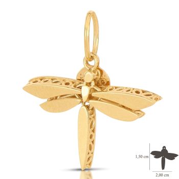 Dragonfly shaped loosed pendant