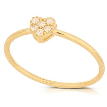 Anello toppetta cuore