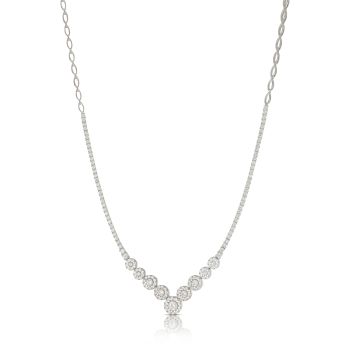 Girocollo tennis a V