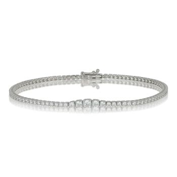 Bracciale tennis scalare