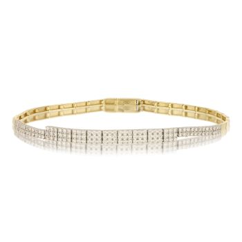 Bracciale con centrale 2 fili