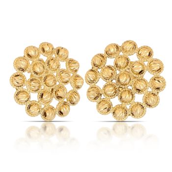 Orecchini con Sfere giallo