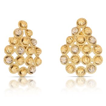 Orecchini con Sfere bicolore