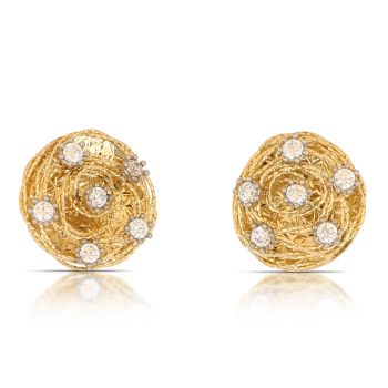 Orecchini Tondo bicolore