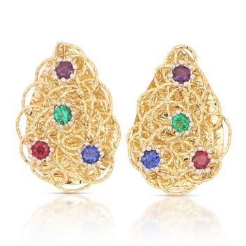 Orecchini Goccia bicolore