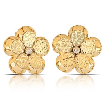 Orecchini Fiore bicolore