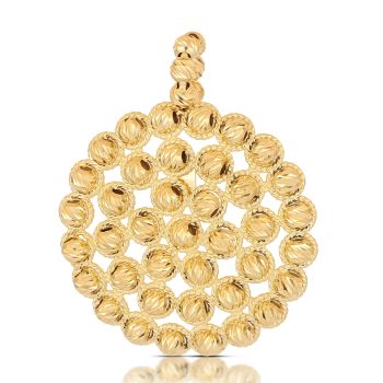 Pendente con Sfere giallo