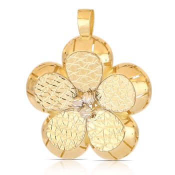 Pendente Fiore bicolore