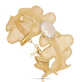 Bracciale Ruches bicolore