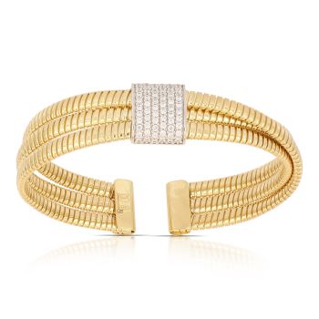 Bracciale Rigido Tubogas bicolore