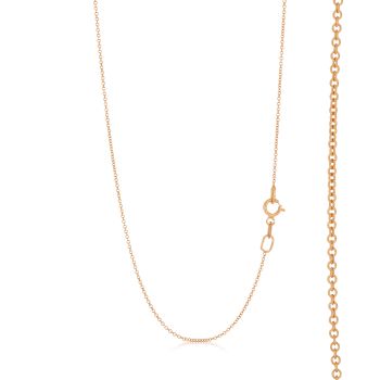 Catena rolo' classica rosa, spess.1