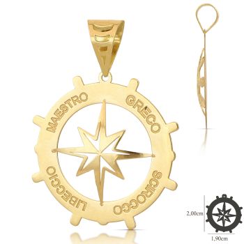 Pendente Rosa dei Venti mis.1