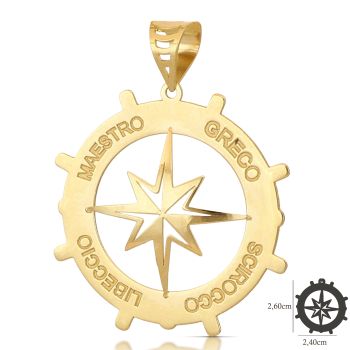 Pendente Rosa dei Venti mis.2