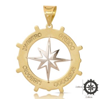 Pendente Rosa dei Venti mis.2