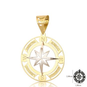 Pendente Rosa dei Venti mis.1