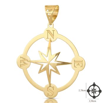 Pendente Rosa dei Venti mis.2