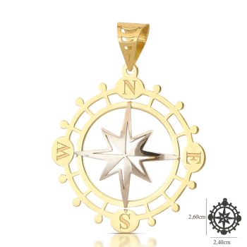 Pendente Rosa dei Venti mis.2