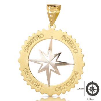 Pendente Rosa dei Venti