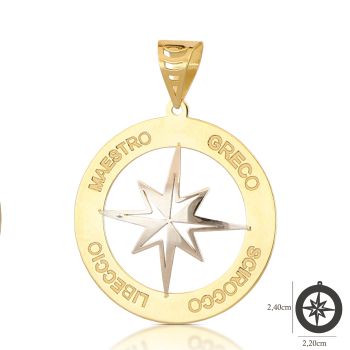 Pendente Rosa dei Venti