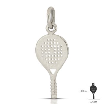 Pendente Racchetta da padel bianco