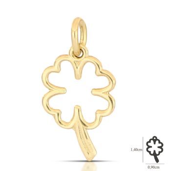 Pendente Quadrifoglio giallo