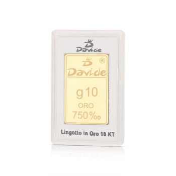 Lingotto in oro 18kt 10grammi