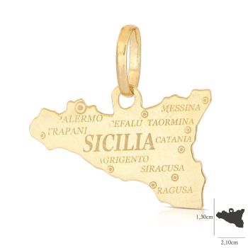 Pendente Sicilia giallo